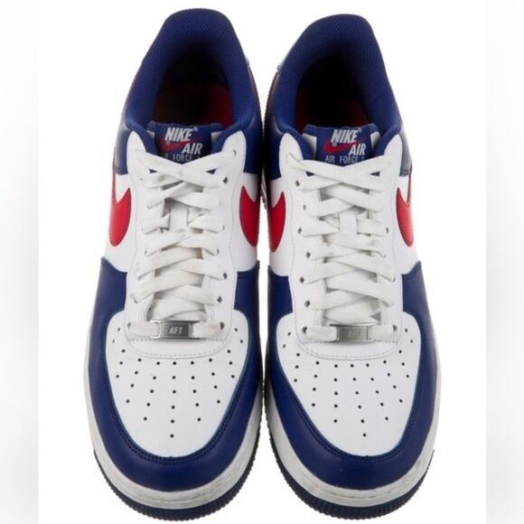 Nike Air Force 1 ‘07 Red White Blue USA Men’s Size 8.5 CZ9164-100 main image 6